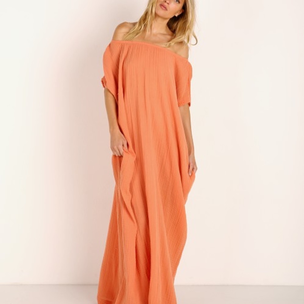 9Seed Off Shoulder Caftan